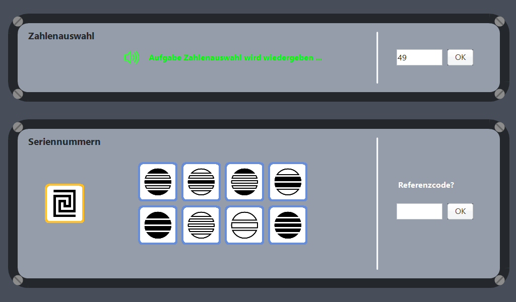 Zahlensendertest